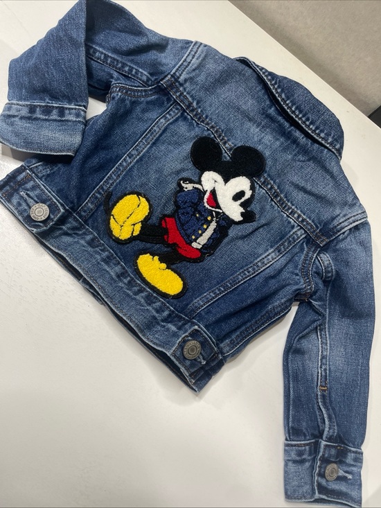 GAP Other - Kids Disney Mickey Mouse Denim GAP Jacket EUC Limited Edition- Size 12-18 Months